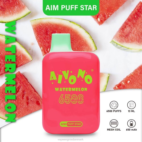 Vape Wholesale Danmark - Aivono AIM PUFF STAR 6500 vandmelon 2646291