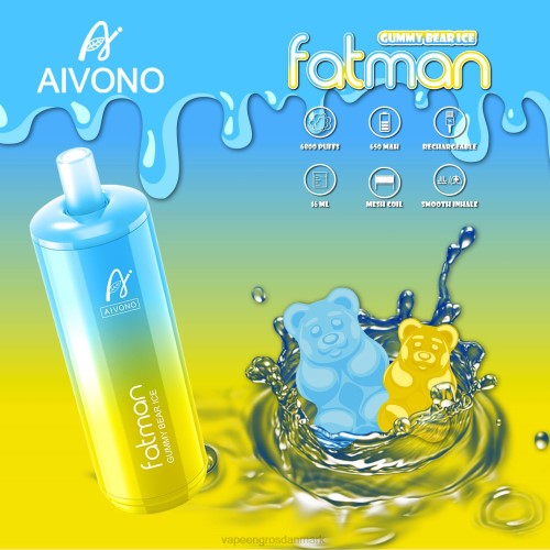 Vape Engros Danmark - Aivono FATMAN 6800 gummibjørneis 264632