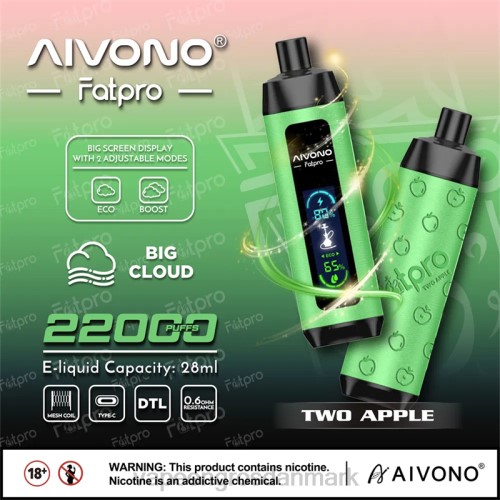 Vape Wholesale Danmark - Aivono Fatpro 22000 to æbler 26461