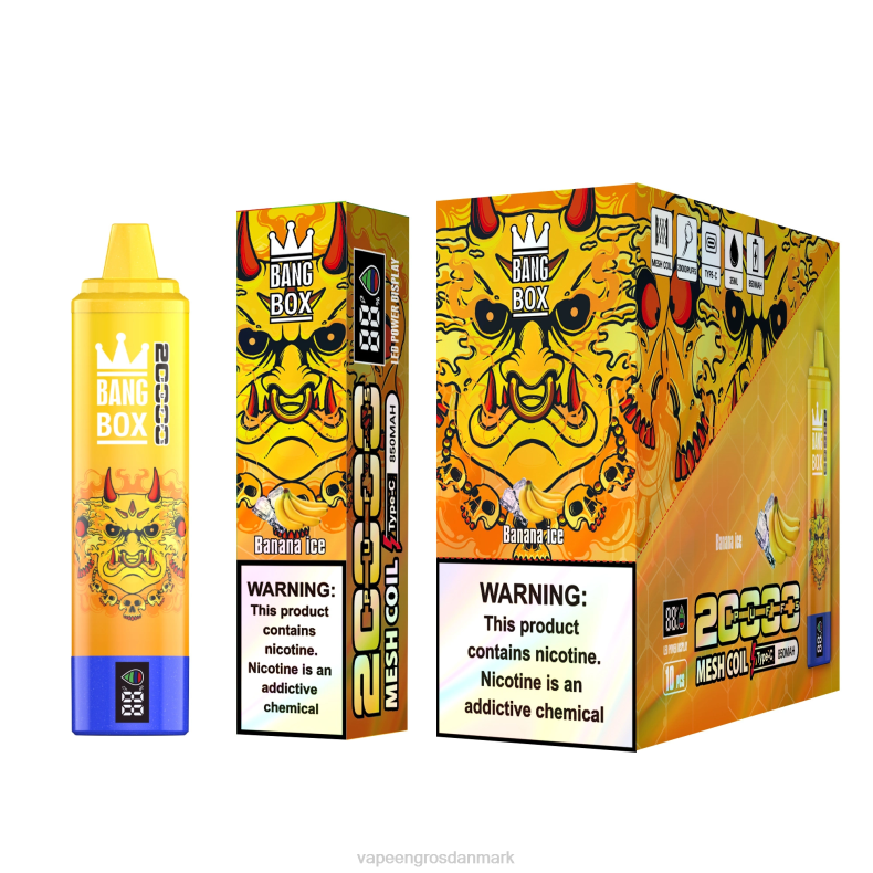 Vape Engros Danmark - Bang Box 20.000 bananis ZXHN57