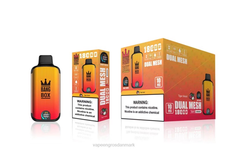 Vape Wholesale Helsingør - Bang Box 18000 pust tigerblod ZXHN94