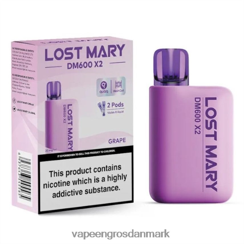 Vape Engros Danmark drue RLD6X472 LOST MARY DM600 X2