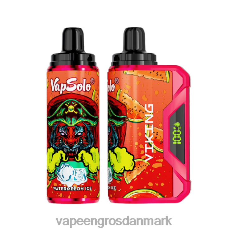 Vape Engros Danmark - Vapsolo VIKING engangs vape vandmelon is 2NZN8142