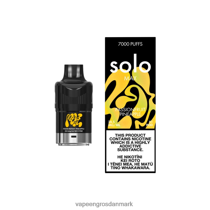 Vape Wholesale Danmark - Solo MAX pod passionsfrugt ananas LFBTL81